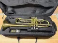 Тромпет Bach TR650 неразличим от нов, оригинален кейс и Bach 7C, снимка 1