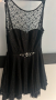 Черна къса рокля , снимка 1 - Рокли - 44554313