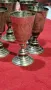 Комплект антикварни сребърни чашки , снимка 3