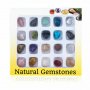20 кристала естествени полускъпоценни камъка 