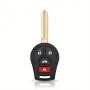 Кутийка за ключ с 4 бутона и острие за Nissan Note, Micra, Juke, Duke, Pathfinder, NV и др., снимка 1