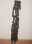 Елегантен свещник-женска фигура от абанос, снимка 1