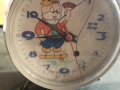 Стар анимиран китайски часовник будилник, снимка 4