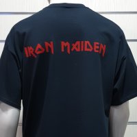Нова мъжка тениска със ситопечат на музикалната група IRON MAIDEN - SOMEWHERE IN TIME , снимка 3 - Тениски - 30648204