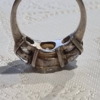 Vintage сребърен пръстен 925 , снимка 7 - Пръстени - 44217316