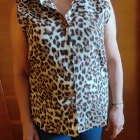 Дамска блуза с леопардов принт, снимка 1 - Други - 42414791