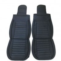 Калъфи за предни седалки, комплект кожени седалки, универсални, 2бр, снимка 2 - Аксесоари и консумативи - 32111820