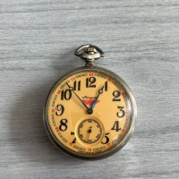 Джобен часовник Мълния / Molnij. №3495, снимка 6 - Антикварни и старинни предмети - 39763151