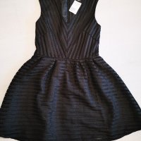 Черна рокля Зара Zara, снимка 2 - Рокли - 30977972