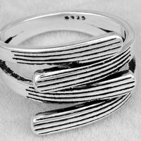 Сребърен пръстен за жени - 925, снимка 2 - Пръстени - 29627252