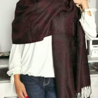 Дамски шал от пашмина, снимка 9 - Шалове - 30094050