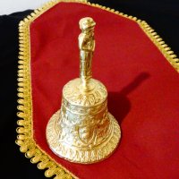 Кралска ловна камбана от бронз. , снимка 2 - Антикварни и старинни предмети - 29522264