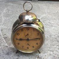 стар часовник - будилник "JUNGHANS" - рядък и интересен, снимка 3 - Антикварни и старинни предмети - 37633959