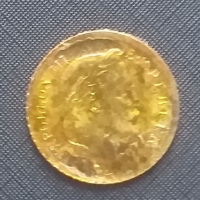  Златна монета Франция Наполеон 1862г, снимка 2 - Нумизматика и бонистика - 44687419