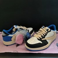 Нови Оригинални Nike Low 1 Travis Scott Fragments Cactus Jack Найк размер 43 номер 43 Обувки Air, снимка 7 - Маратонки - 37237083