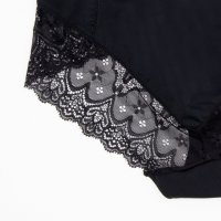  Love and bra M,L,XL,2XL,3XL,4XL черни,бежови дамски италиански оформящи бикини с висока талия, снимка 5 - Бельо - 9482606
