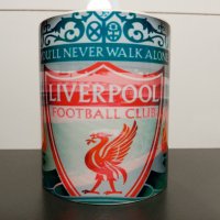 Бяла порцеланова чаша на Ливърпул / Liverpool, снимка 1 - Чаши - 37050401