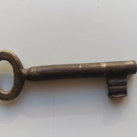 Ключ 7,2 см, бронз, снимка 2 - Антикварни и старинни предмети - 33984236