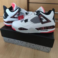 Nike Air Jordan 4 Retro Hot Lava Нови Обувки Кецове Размер 43 Номер Маратонки Бели Мъжки Shoes, снимка 1 - Кецове - 39336162