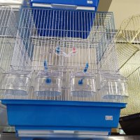 Клетки за птици с 3 или 4 хранилки -НОВИ , снимка 2 - За птици - 42459821