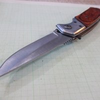 Нож сгъваем полуавтоматичен с калъф, снимка 5 - Ножове - 30923656