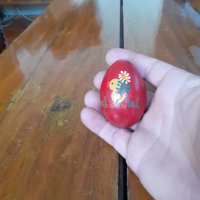 Старо дървено яйце #4, снимка 2 - Други ценни предмети - 31707468