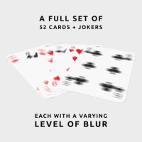 Весели размазани карти за игра, снимка 6 - Карти за игра - 44602554