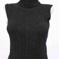Мекичък пуловер без ръкав/ поло р-р S, снимка 1 - Блузи с дълъг ръкав и пуловери - 31506811