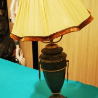 Стара немска луксозна нощна лампа , снимка 1 - Антикварни и старинни предмети - 30635605