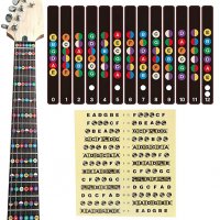 Стикери за китара: Нотни  букви, снимка 1 - Китари - 34523985