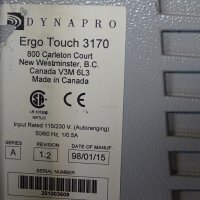 индустриален монитор DYNAPRO Ergo Touch 3170 115/230V, снимка 6 - Резервни части за машини - 42539743