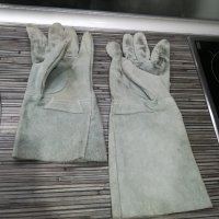 Мъжки заваръчни/ работни/ ръкавици- естествена кожа , снимка 5 - Ръкавици - 44209655