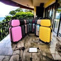 WeTravel пътнически куфар за рьчен багаж с 4ри колела 360°54 39 20, снимка 4 - Куфари - 42072707