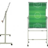 Магнитна треньорска дъска за футбол на стойка MAX, 100х70 см, H126–163 см в хоризонтално положение. , снимка 2 - Футбол - 29883395