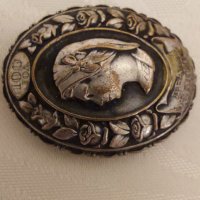 Юбилейна значка (брошка, медал) -100 години д-ва на жените, снимка 2 - Антикварни и старинни предмети - 39388646