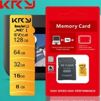 Micro SD Memory Card / TF Карта Памет Class 10 + Adapter, снимка 3 - Карти памет - 41887193