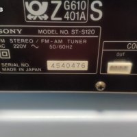 Sony ST-S120 FM HIFI Stereo FM-AM Tuner, Made in Japan, снимка 7 - Ресийвъри, усилватели, смесителни пултове - 44345566