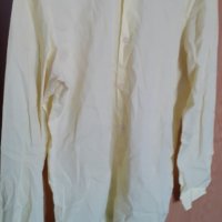 Жълта риза с дълъг ръкав българско производство, снимка 1 - Ризи - 30874945