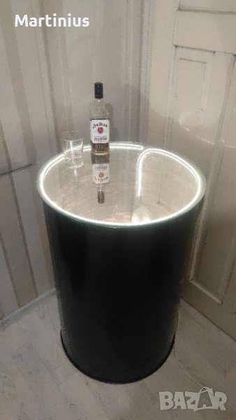 3D  бар маса с ефект на безкрайност/ 3D infinity mirror bar table , снимка 1