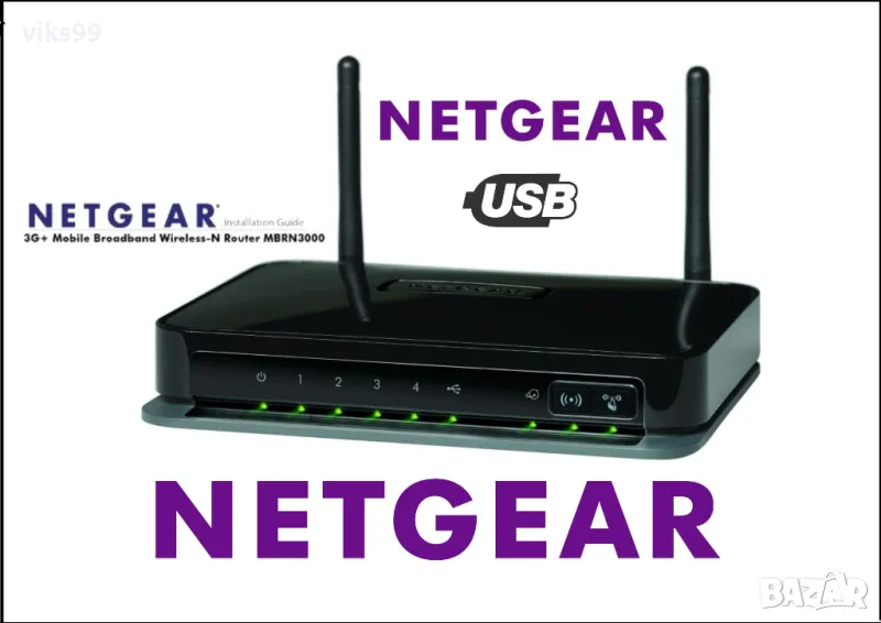 Netgear 3G/UMTS Mobile Broadband Wireless-N Router, снимка 1