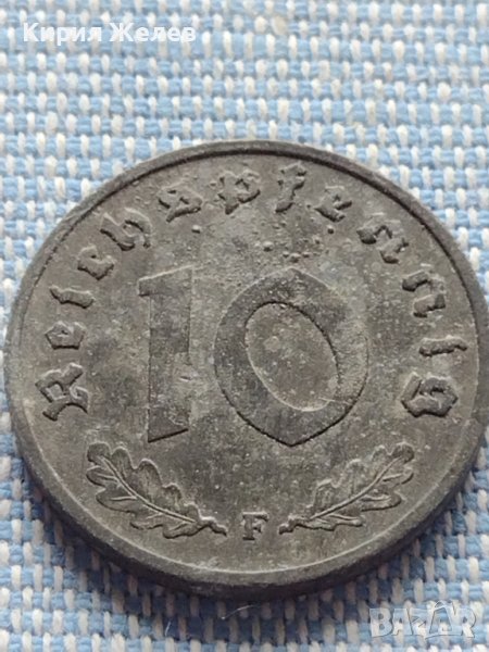 Монета 10 райхсфенинг 1942г. Германия Трети Райх с СХВАСТИКА за КОЛЕКЦИЯ 38789, снимка 1