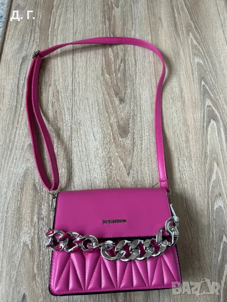 Розова малка чанта, снимка 1