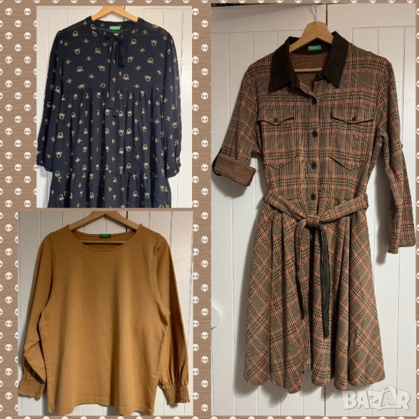 Benetton красиви рокля, туника, блуза M/L, снимка 1