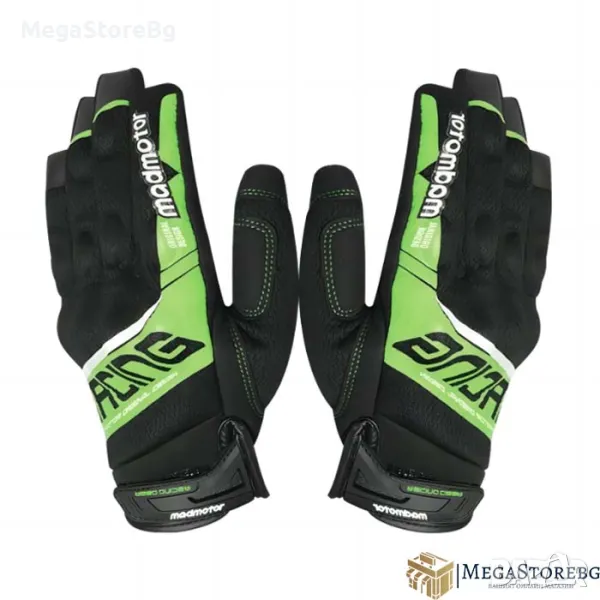 Ръкавици за мотор PA1022 - M,L,XL,XXL - 2 БР/К-Т - Зелени, снимка 1