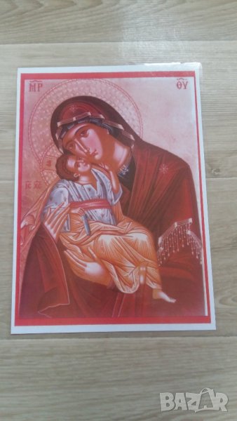 ИКОНА НА СВ.БОГОРОДИЦА СЛАДКО ЦЕЛУВАНИЕ И ОДИГИТРИЯ, снимка 1