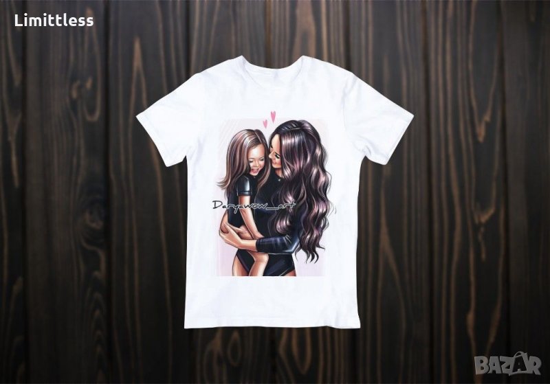 НОВИ МОДЕЛИ ТЕНИСКИ ЗА МАЙКА И ДЪЩЕРЯ , снимка 1