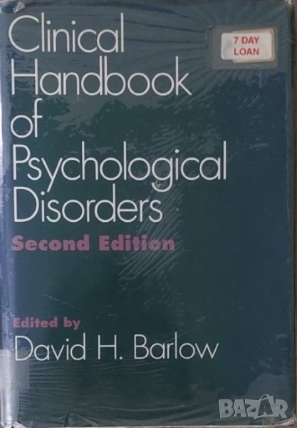 Clinical Handbook of Psychological Disorders: A Step-by-Step Treatment Manual, Second Edition, снимка 1
