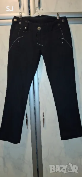 Дамски зимен, плътен, черен панталон. Размер XS, снимка 1