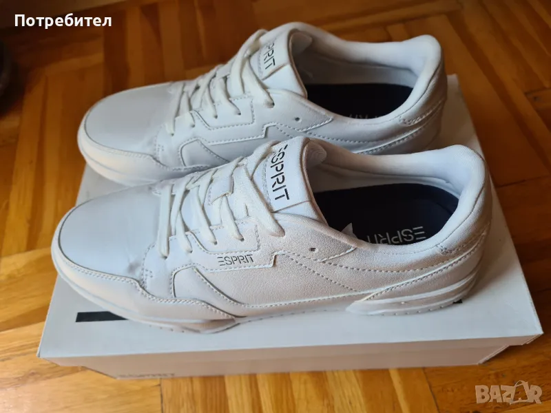 Нови бели мъжки обувки Esprit , снимка 1