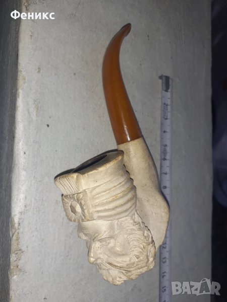 Стара лула морска пяна и каталин, снимка 1